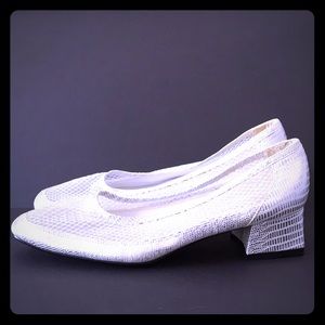 Funky Vintage Silver Shoes By Amanda